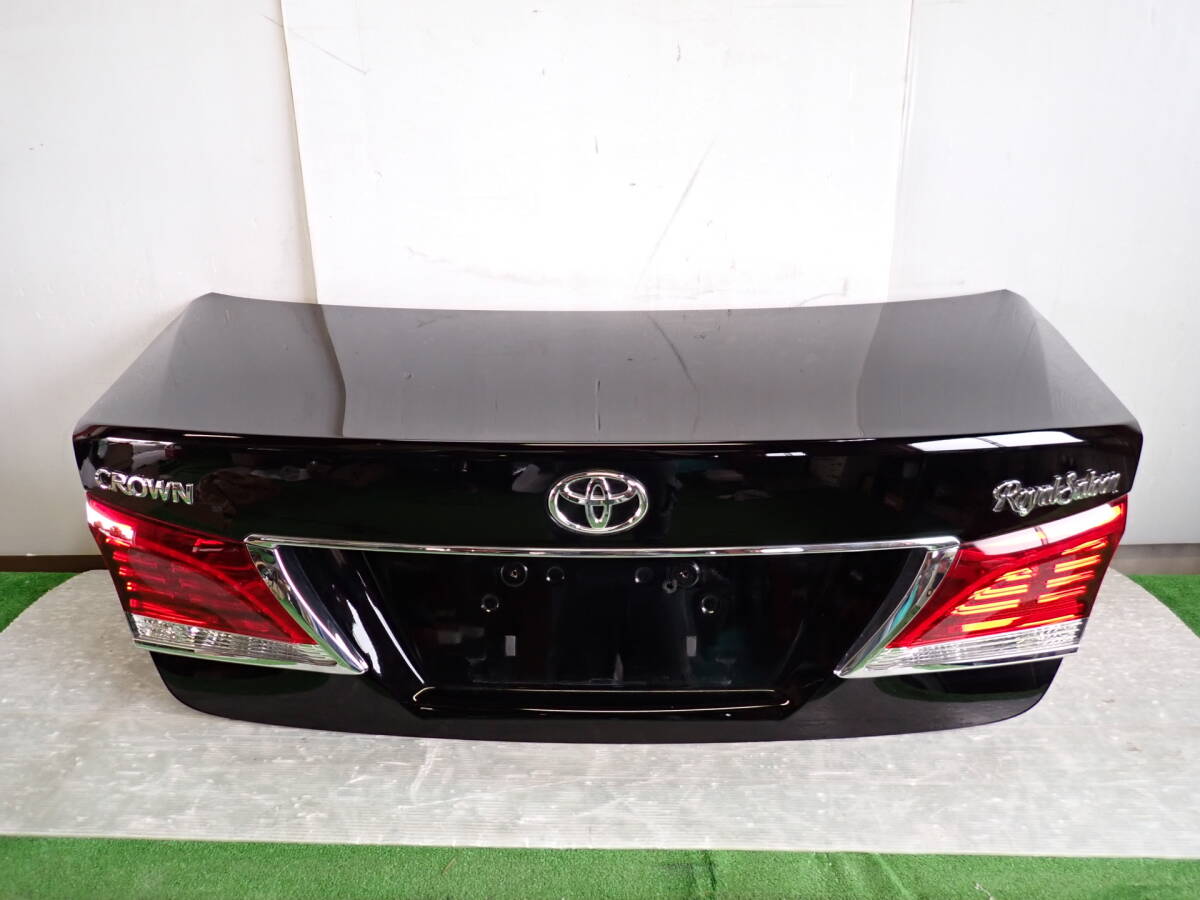 【良品】 AWS210/AWS211/GRS210/GRS211/GWS214 前期 クラウン ロイヤル マジェスタ 純正 トランク パネル ブラック 64401-30D30【25-630】拍卖