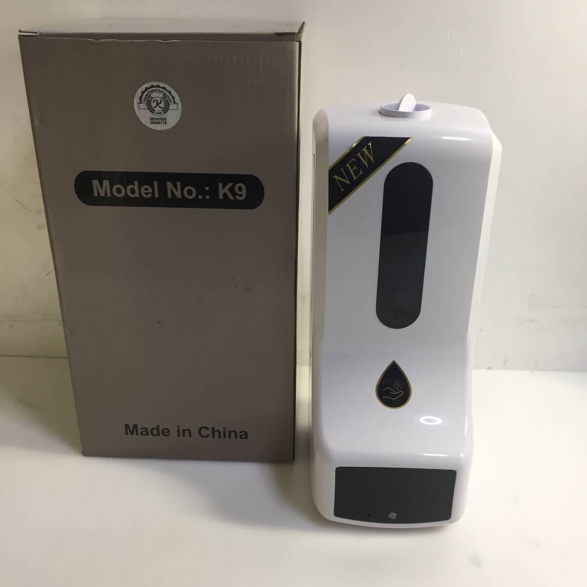 ◎CE FC RoHS K9 非接触型 センサー式アルコールディスペンサー 体温測定消毒器【現状渡し】拍卖