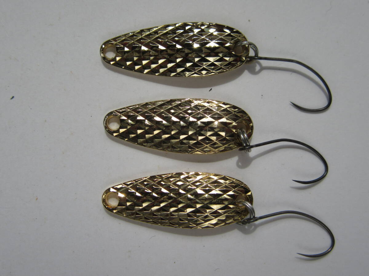 Mukai IWANA Spoon 3g ムカイ イワナ スプーン 両面ダイヤカット 渓流 岩魚 山女魚 トラウト拍卖