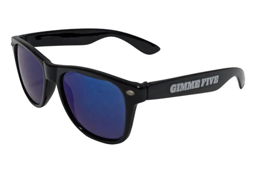 GIMMEFIVE サングラス ギミーファイブ ブラック 黒 TF347-13 ウェリントン メンズ レディース 【中古】拍卖