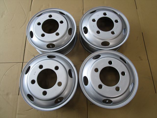 送料無料 いすゞ エルフ 2トン TOPY TK16×5.5J 116.5-8TC 5穴 両面再塗装品 4本セット拍卖