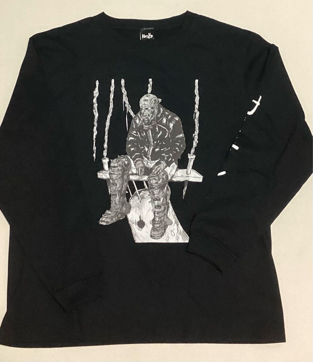 【ドロヘドロ】カイマン ロングスリーブTシャツ◎長袖シャツ(ロンT)Lサイズ〇長期保管・デッドストック・未着用品◎黒◎林田球拍卖