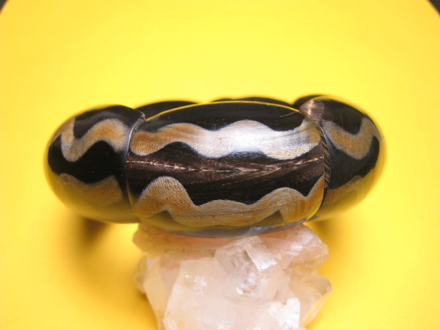 ◎●ブレスレット バッファローホーン 水牛の角     デザインNO.13-3拍卖