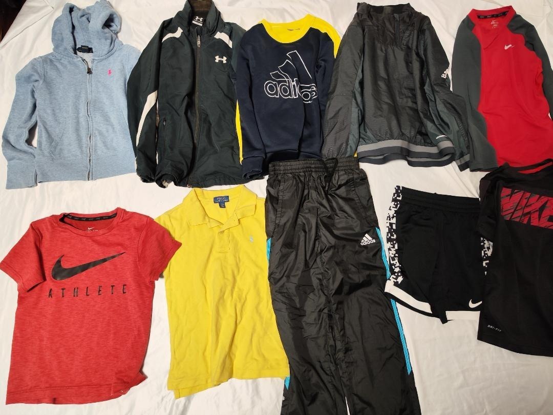 155 キッズ 130 子供服 まとめ売り10枚セット NIKE アディダス 等拍卖