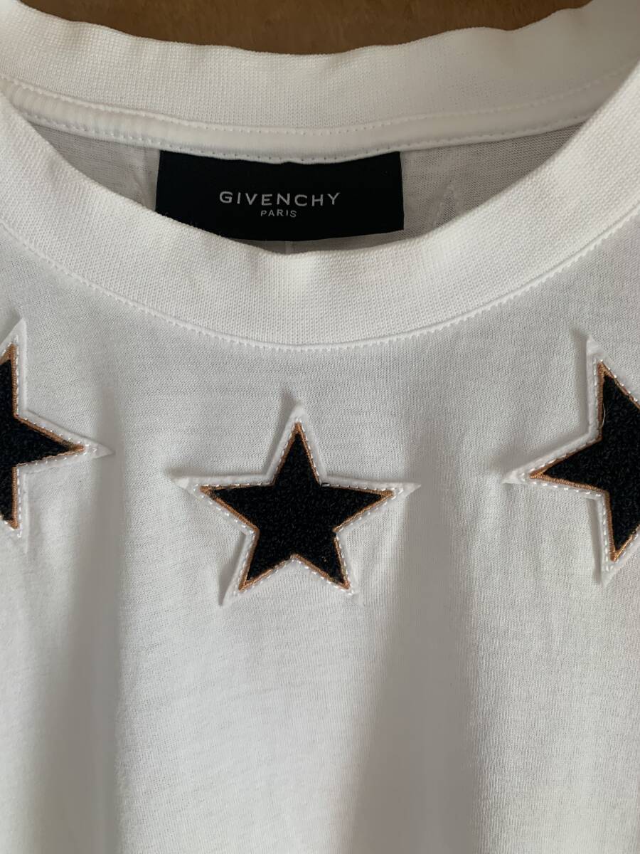 GIVENCHY ジバンシィ リカルドティッシ タンクトップ パイルスター 星 13S 7307 675 ホワイト Sサイズ ポルトガル製 中古品拍卖