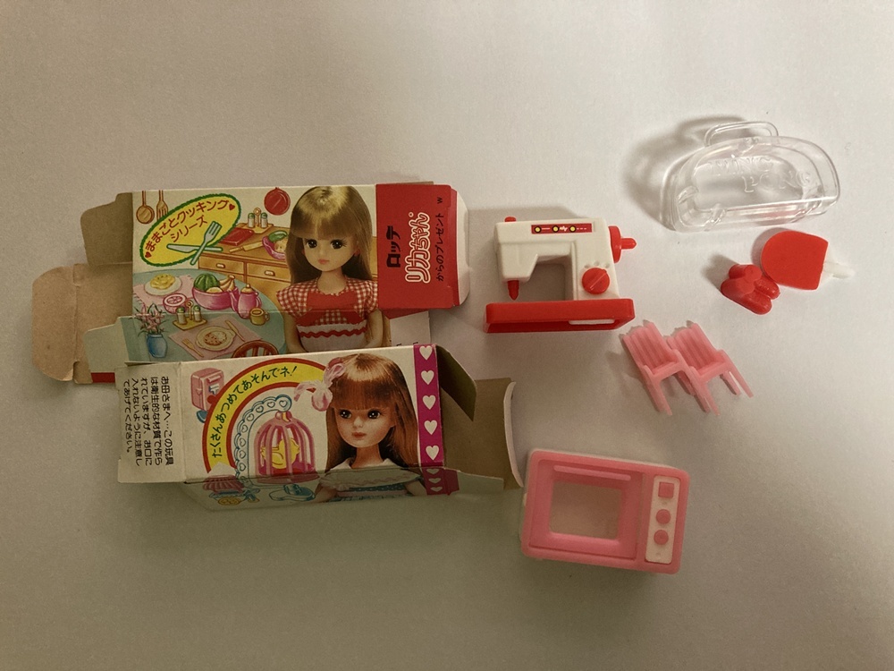 ★リカちゃん ロッテ フーセンガム おまけ 食玩 オマケ グリコ リカ プチサンプル 食品サンプル Licca 当時物 昭和レトロ ミニチュア ⑦拍卖