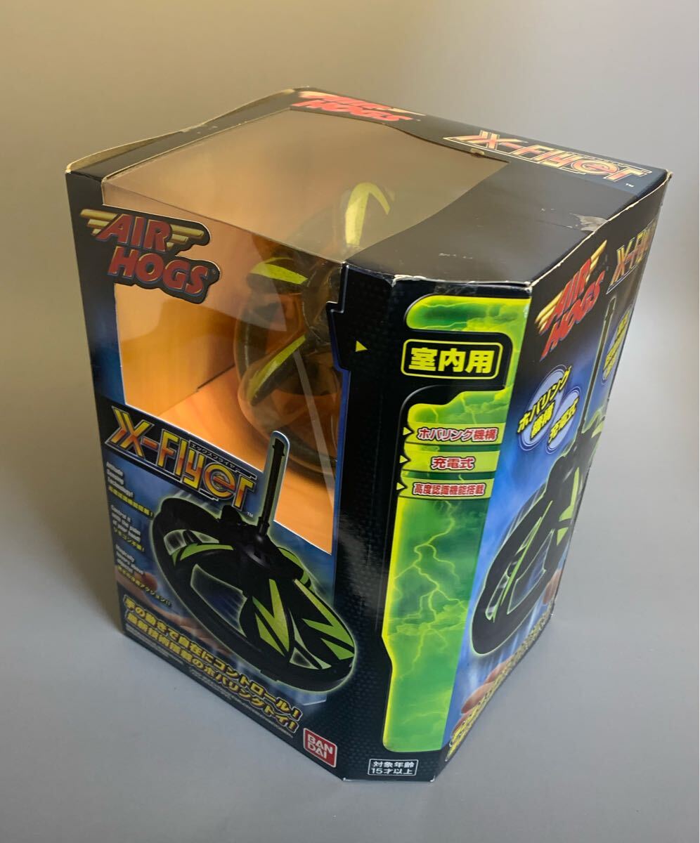 AIR HOGS X-Fiyer エックスフライヤー ホバーリング ドローン 室内用 新品 未開封品 BANDAI 2010 即決単3電池6本おまけ付!60サイズ発送拍卖