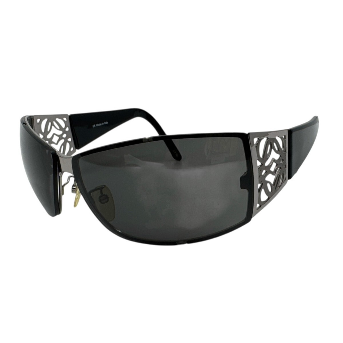 美品 ロエベ アナグラム サングラス SLW248 イタリア製 ブラック 25E18拍卖