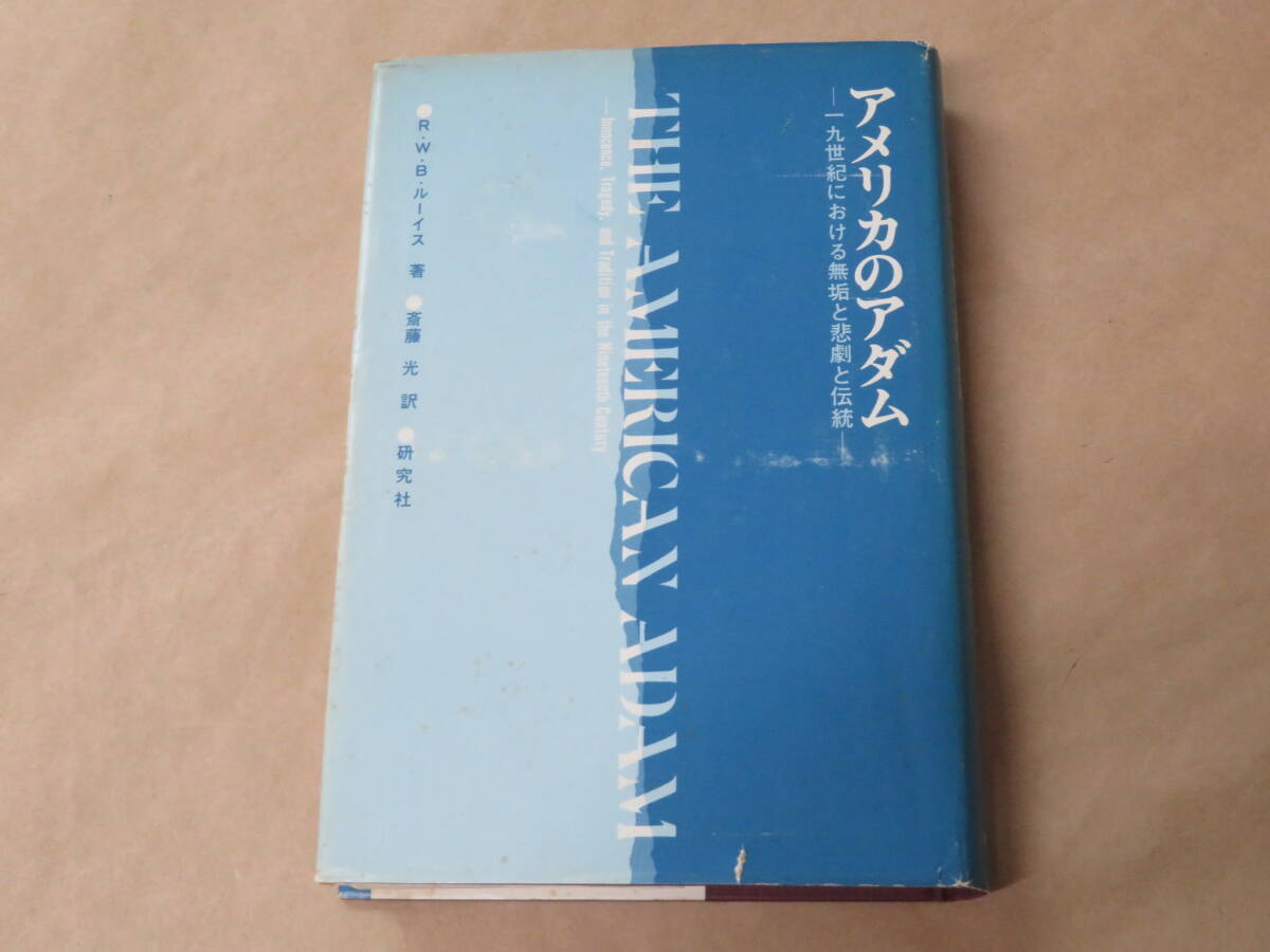アメリカのアダム 一九世紀における無垢と悲劇と伝統 / R.W.B.ルーイス 1973年拍卖