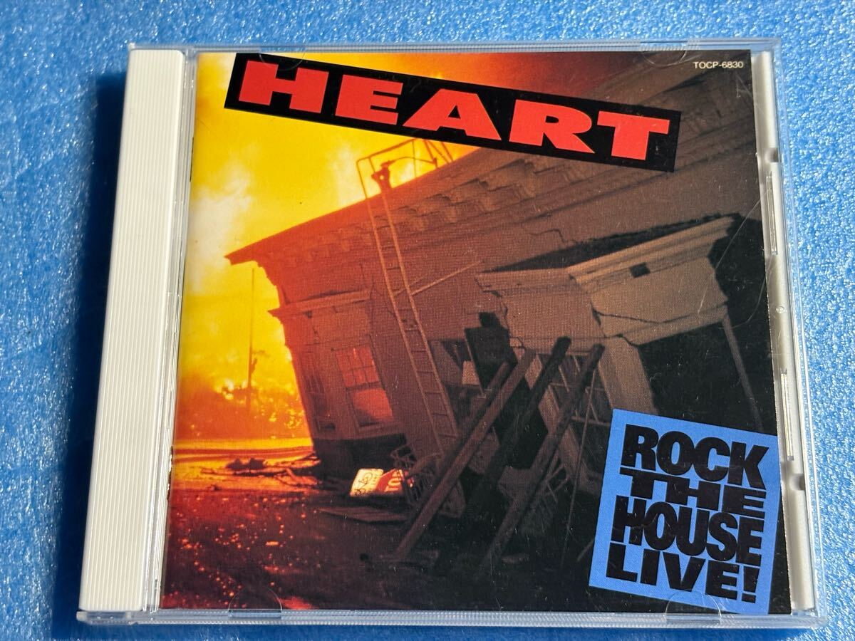 ロック・ザ・ハウス・ライヴ!!ハートROCK THE HOUSE LIVE!HEARTTOCP-6830 中古CD拍卖