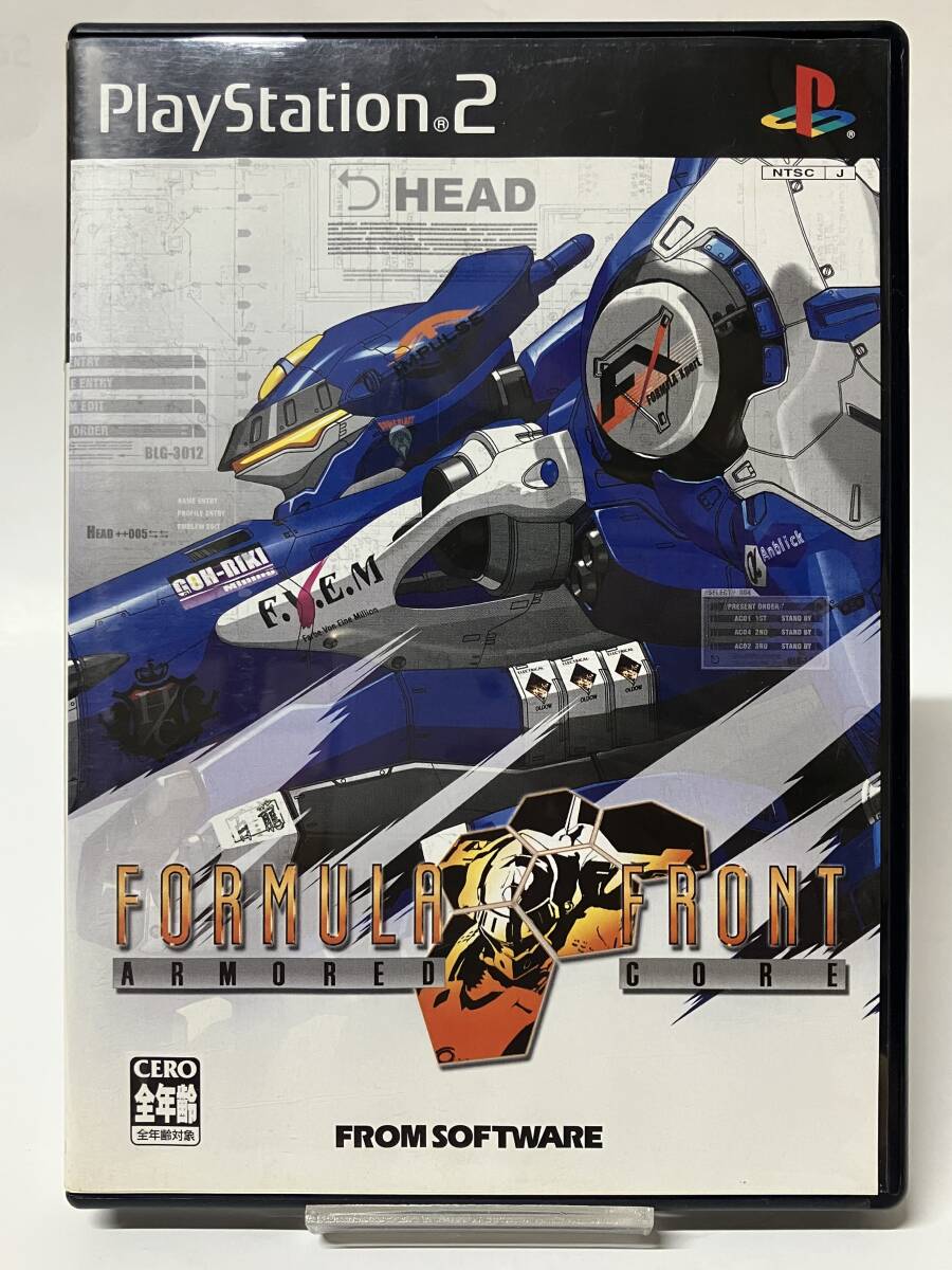 チラシ付き PS2 アーマードコア フォーミュラフロント プレイステーション2 プレステ2拍卖