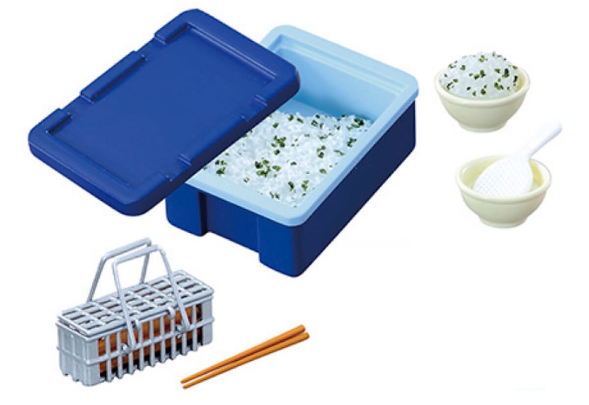 リーメント*わかめご飯セット*ぷちサンプル ミニチュア Re-Ment 好きな教科は給食です拍卖