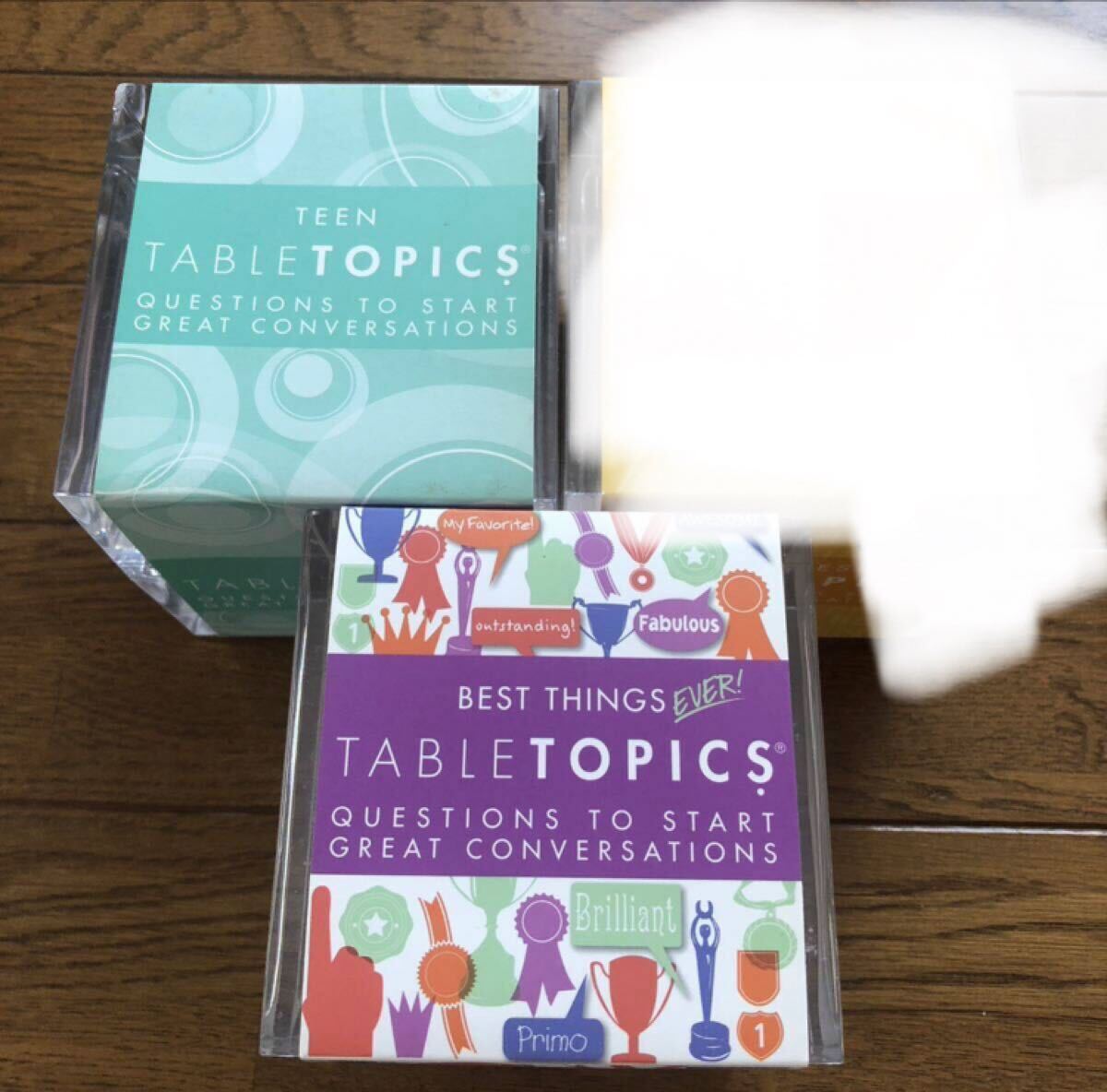 Table Topics 英語 質問カード 135枚 コミュニケーション 2種類 英会話拍卖