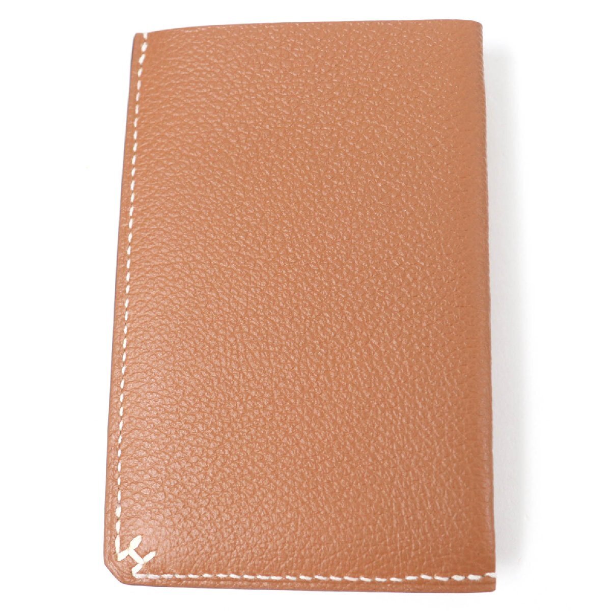 未使用品☆HERMES エルメス Hセリエ ゴールド ヴォー・エヴァーカラー カードケース パスケース W刻印 箱付き フランス製 レディース拍卖
