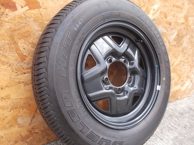 16inジムニー純正 スチール 1本のみ 背面用などに 2505拍卖