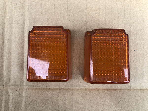 スズキ ジェンマ50 純正 ウィンカーレンズ 2個 TOKAIDENSO 35600-15 CS50拍卖