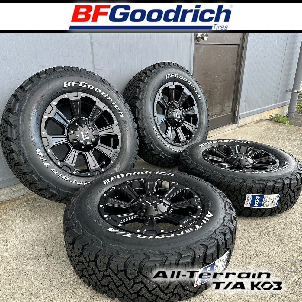16インチ デリカd5 エクストレイル RAV4 BF Goodrich T/A KO3 215/70r16 225/70r16 235/70r16 LEXXEL DeathRock タイヤホイールセット拍卖