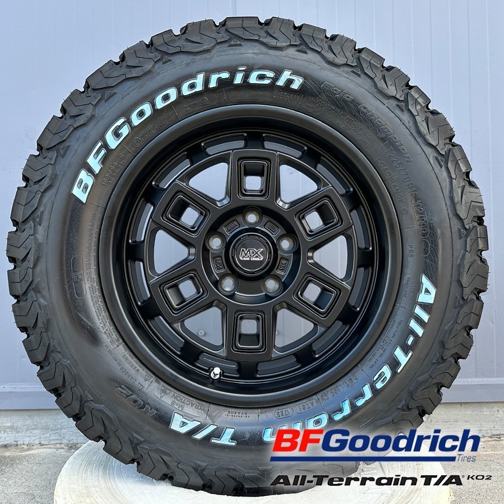 バークレイ ハードロック アイヴァー 114.3-5H +38 BF グッドリッチ KO2 225/70R16 215/70R16 235/70R16 デリカ D5 RAV4 エクストレイル拍卖