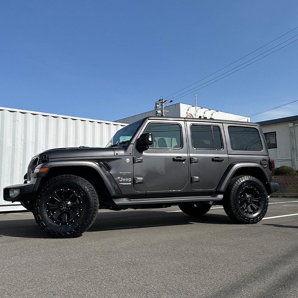 新品 背面用付き(5本セット)JL JKラングラー 17インチ タイヤホイール ヨコハマジオランダー X-AT G016 265/70R17 285/70R17 DeathRock拍卖