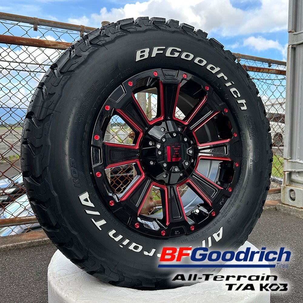 デリカd5 エクストレイル RAV4 16インチ BF Goodrich T/A KO3 215/70r16 225/70r16 235/70r16 LEXXEL DeathRock タイヤホイール 4本セット拍卖