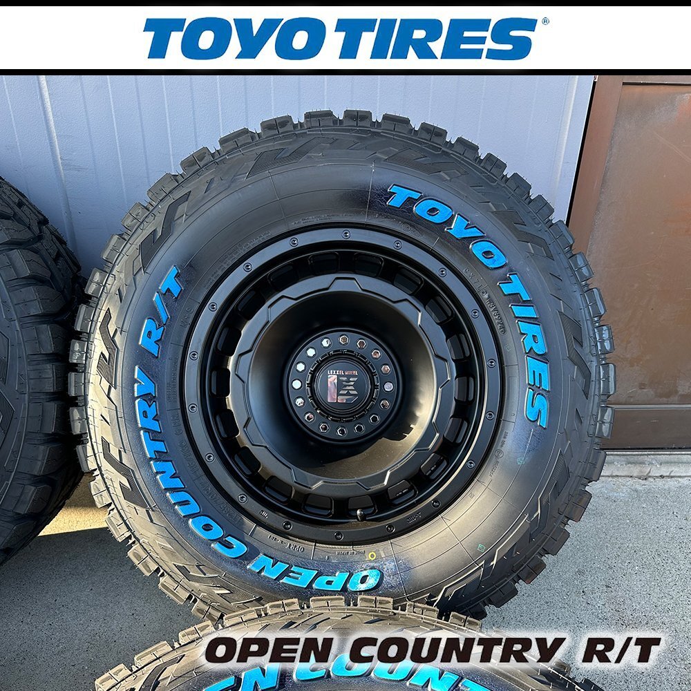 【新品】FJクルーザー サーフ 夏タイヤ 4本セット 285/70R17 265/70R17 TOYO OPENCOUNTRY RT ホワイトレター SwaGGer タイヤホイールセット拍卖