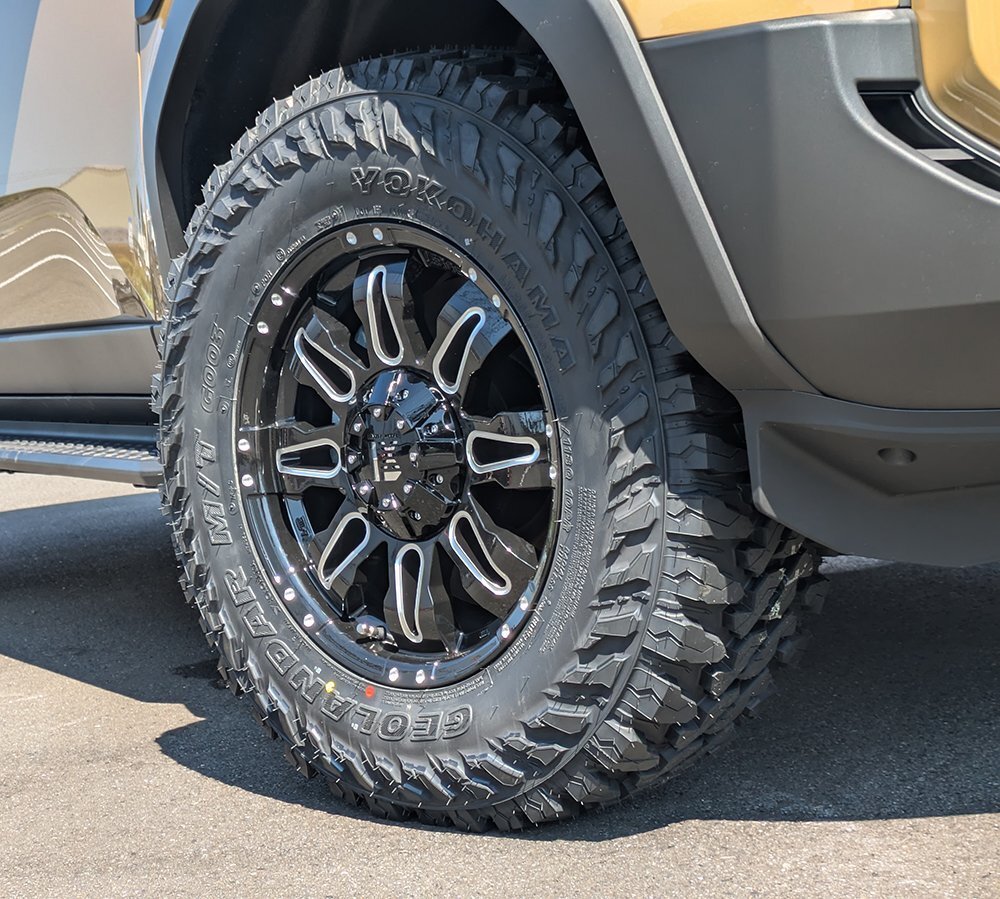 オーバーフェンダー用 ランクル250 ランクル300 17インチ ヨコハマ ジオランダー MT G003 265/70R17 タイヤホイールセット YOKOHAMA拍卖