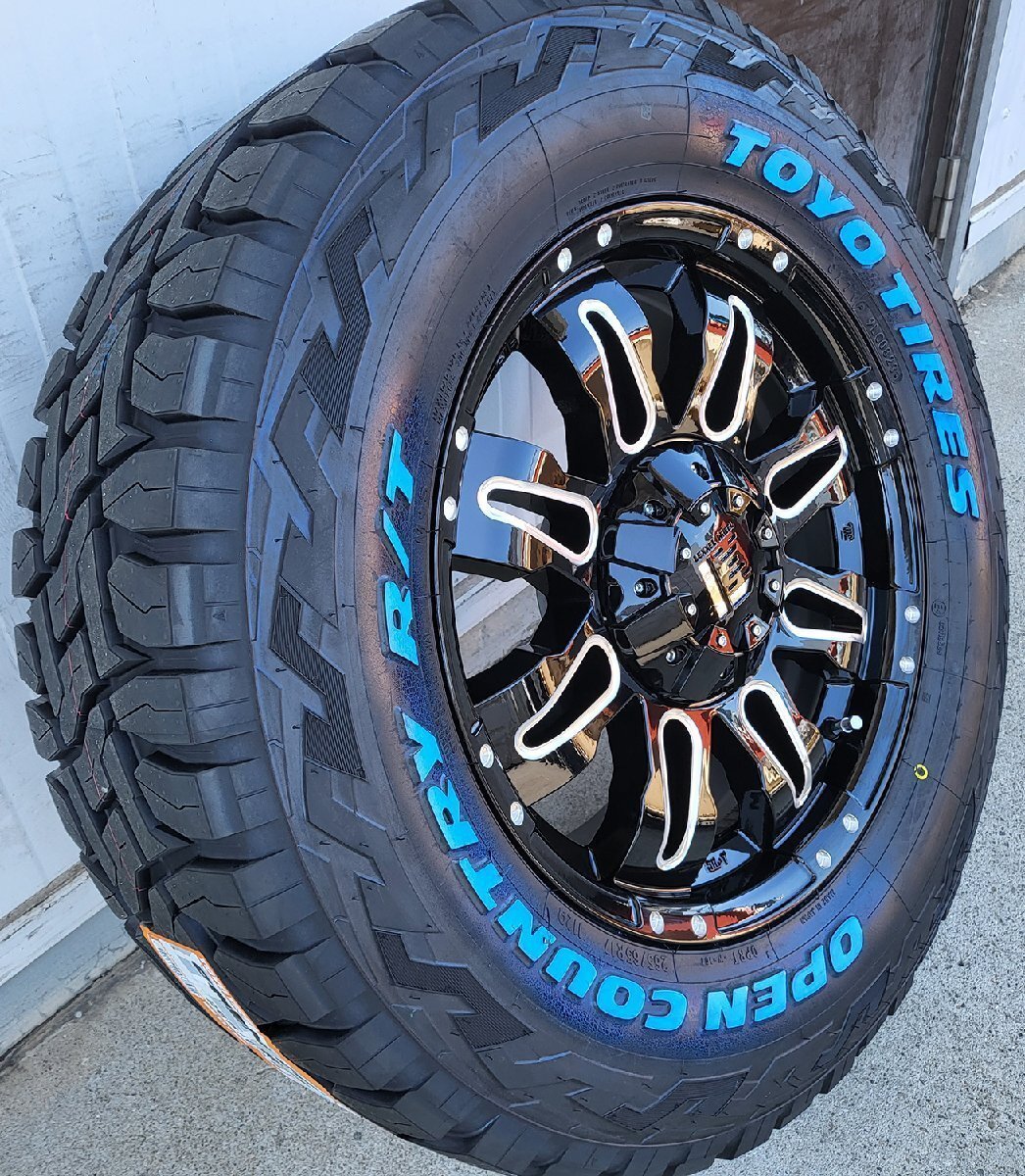 タイヤホイール新品4本!! 17インチ セットTOYO オープンカントリーRT 265/70R17 265/65R17 285/70R17 プラド ハイラックス サーフ Balano拍卖