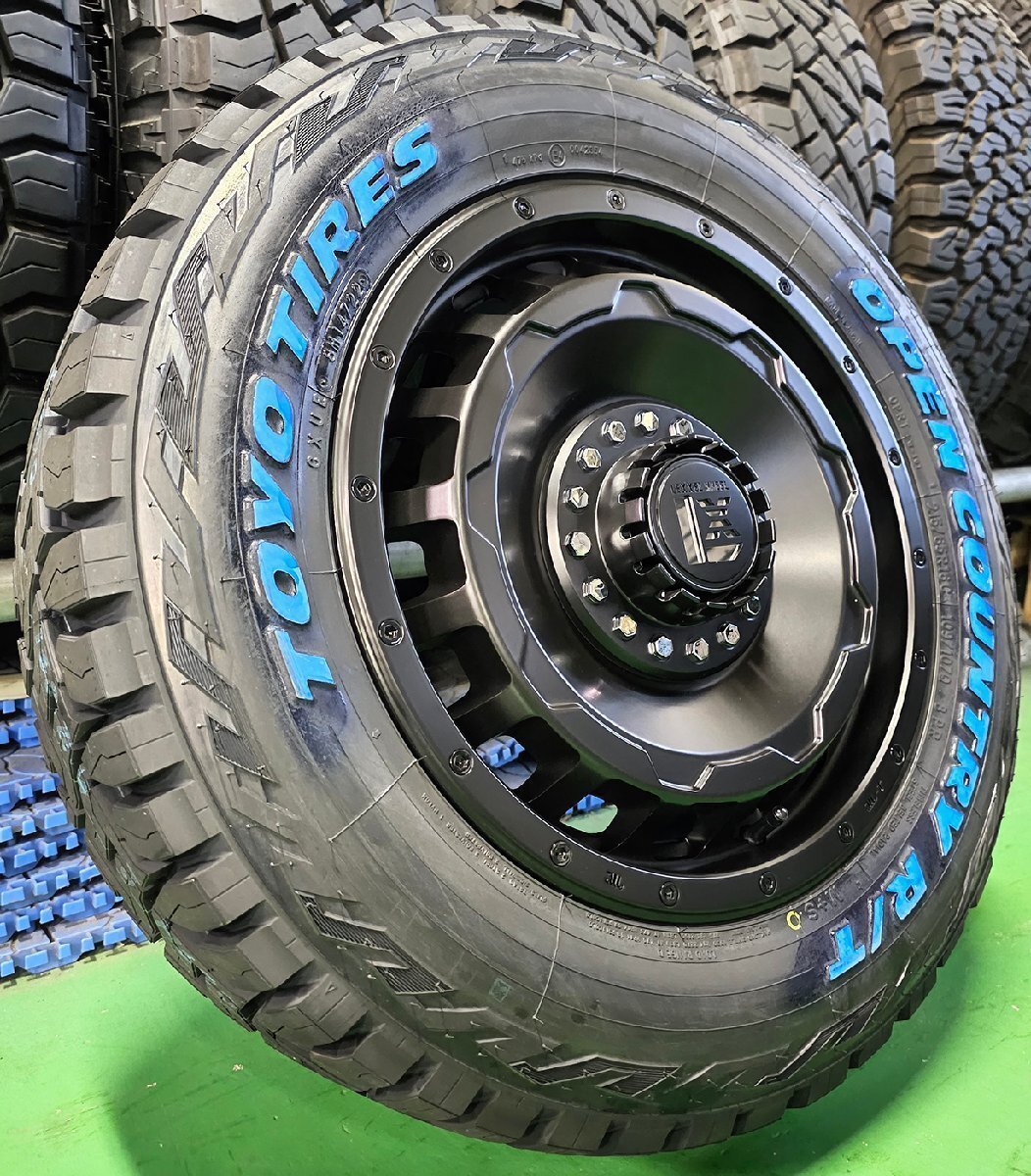 車検対応 200系 ハイエース 16インチ SwaGGer タイヤホイール TOYO オープンカントリー RT 215/65R16 新品4本セット拍卖