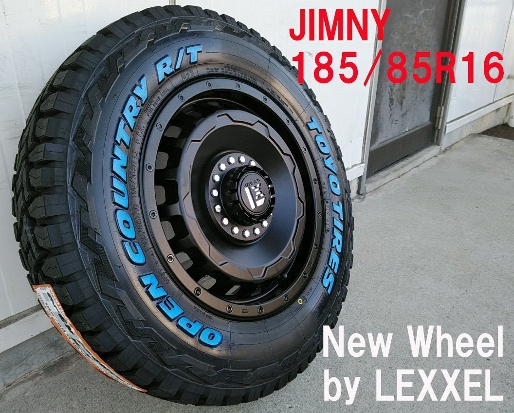 TOYO オープンカントリーRT 185/85R16 JIMNY ジムニー JB64 JB23 タイヤホイール 16インチ LEXXEL SwaGGer拍卖