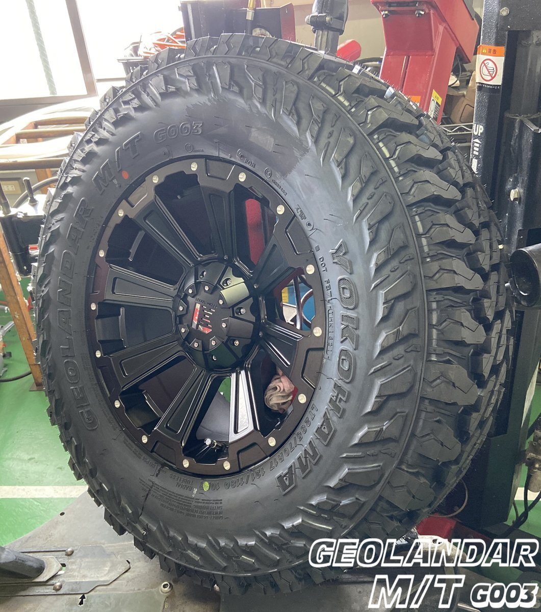 プラド ハイラックス サーフ FJ H3 LEXXEL DeathRock ヨコハマ ジオランダー MT G003 265/70R17 285/70R17 タイヤホイール17インチ拍卖