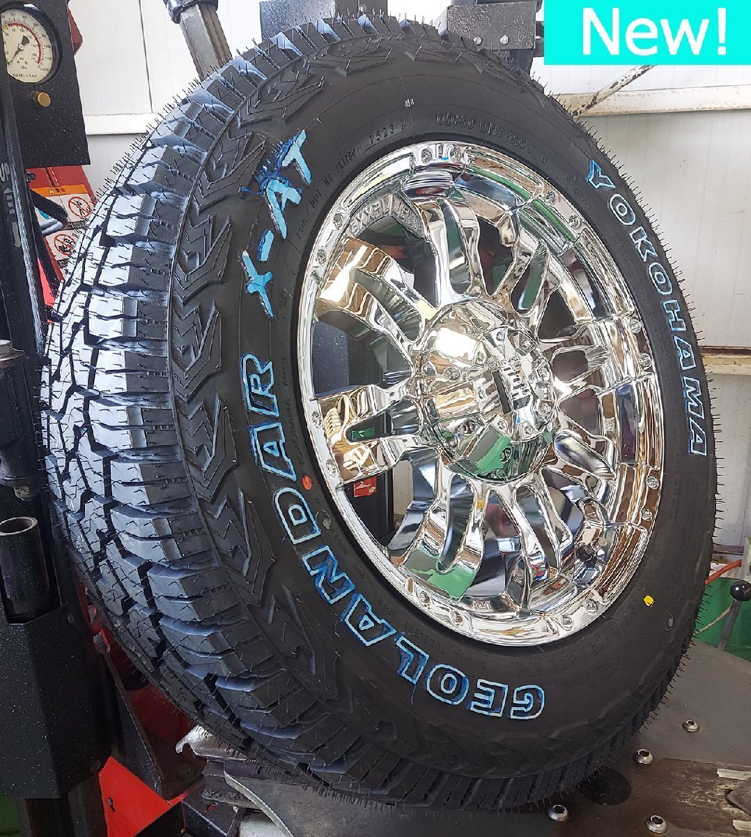 新作!!デリカD5 RAV4 CX8 CX5 エクスプローラー LEXXEL ヨコハマ ジオランダー X-AT 245/65R17 タイヤホイール 17インチ ホワイトレター拍卖