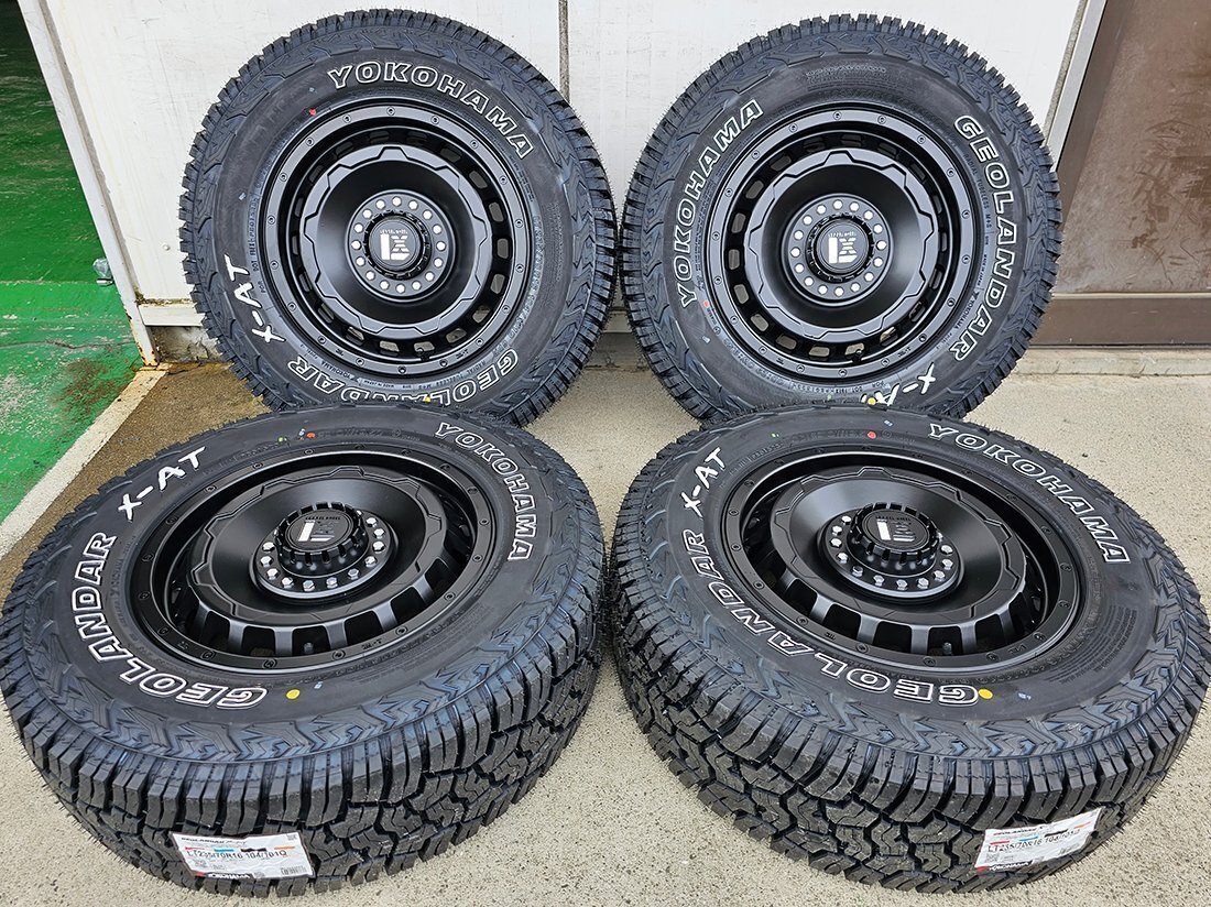 RAV4 デリカD5 新品4本セット ヨコハマ ジオランダーX-AT 235/70R16 タイヤホイールセット 16インチ LEXXEL SwaGGer拍卖