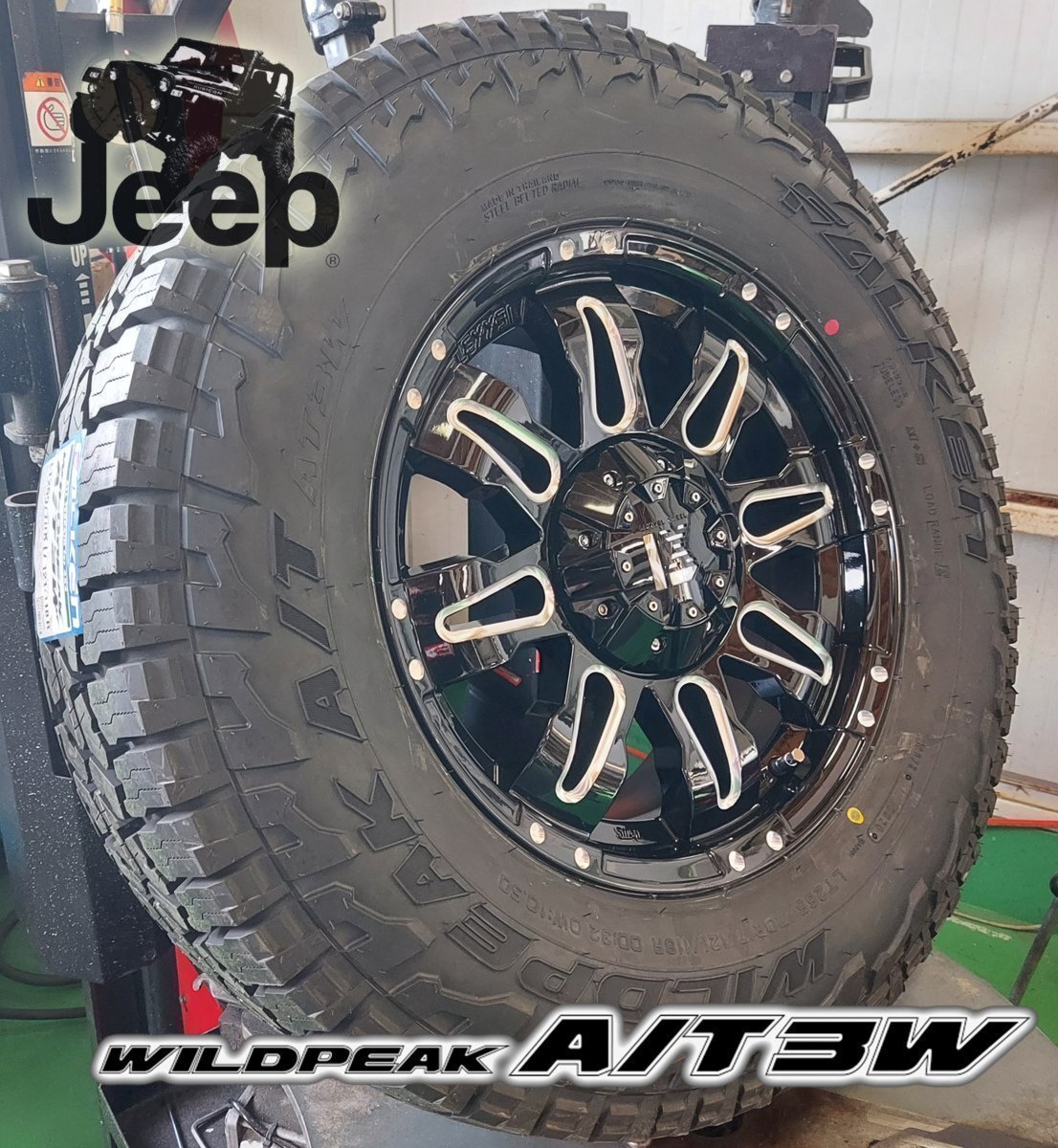 LEXXEL Balano JEEP JK JL ラングラー 17インチ ファルケン WILDEPEAK A/T3W 265/65R17 265/70R17拍卖