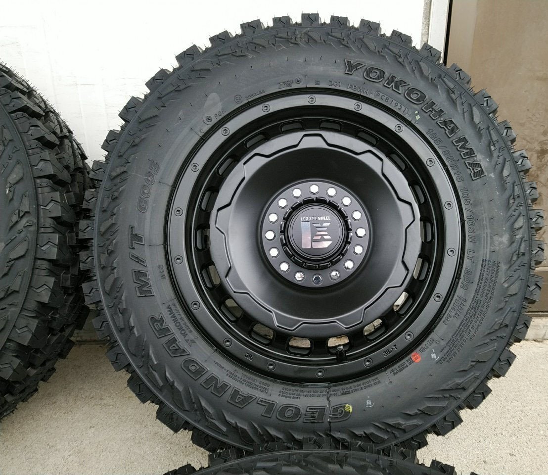 ヨコハマ ジオランダー MT G003 175/80R16 185/85R16 195R16 ジムニー JB64 JB23 JA12 JA11 タイヤホイール 新品4本セット SwaGGer拍卖
