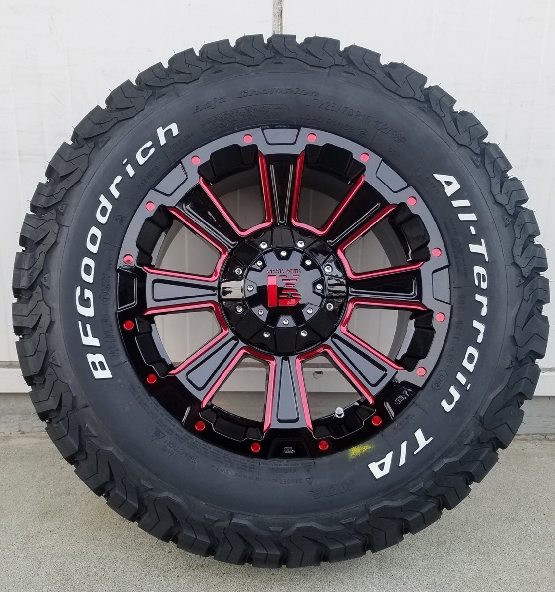 LEXXEL【DeathRock】デリカD5 エクストレイル CHR クロスロード等 16インチ BF グッドリッチ オールテレーン KO2 225/70R16 215/70R16拍卖