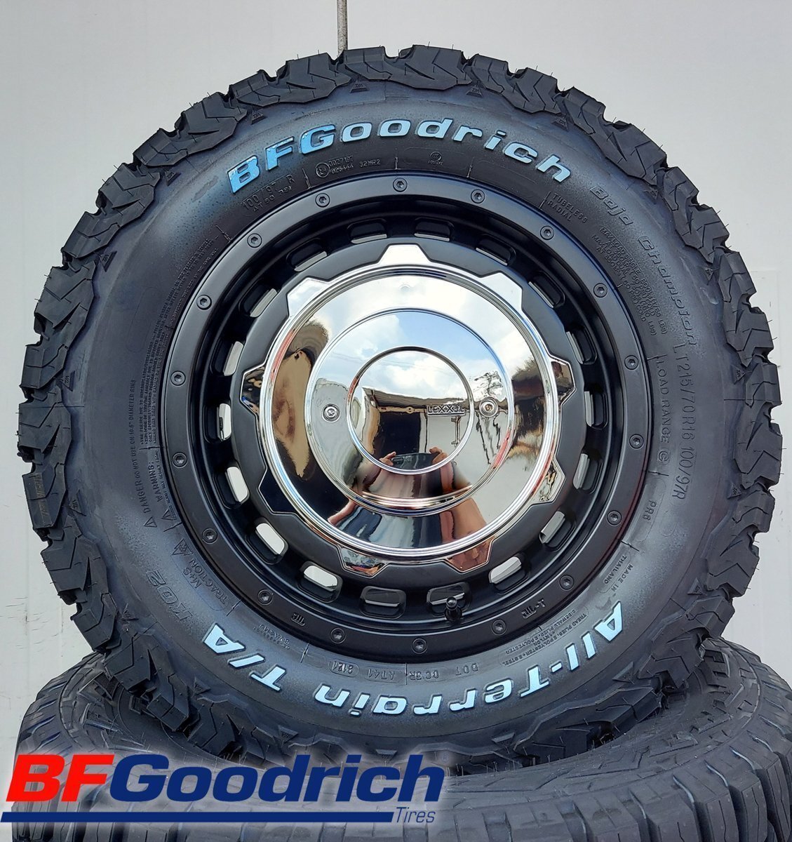 ジムニー JB64 JB23 LEXXEL SwaGGer Old BF Goodrich ALLTERRAIN KO2 215/70R16 225/70R16 225/75R16 タイヤホイールセット 16インチ拍卖