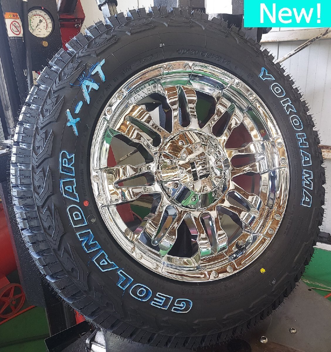 新作!!デリカD5 RAV4 CX8 CX5 エクスプローラー LEXXEL ヨコハマ ジオランダー X-AT 245/65R17 タイヤホイール 17インチ ホワイトレター拍卖