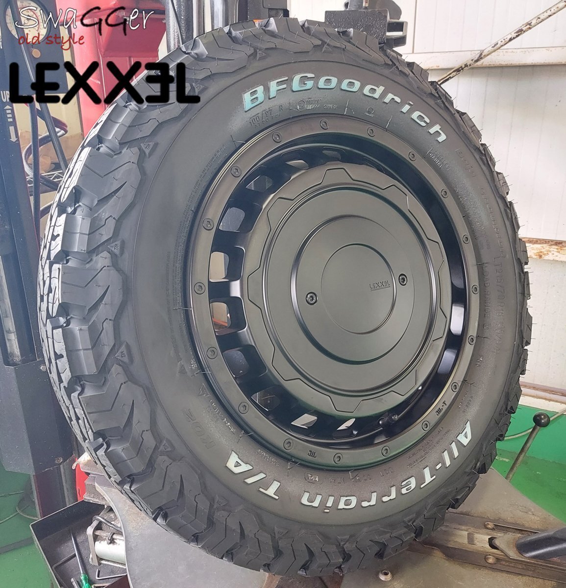 ジムニー シエラ JB74W LEXXEL SwaGGer Old BF Goodrich ALLTERRAIN KO2 215/70R16 225/70R16 225/75R16 タイヤホイールセット 16インチ拍卖