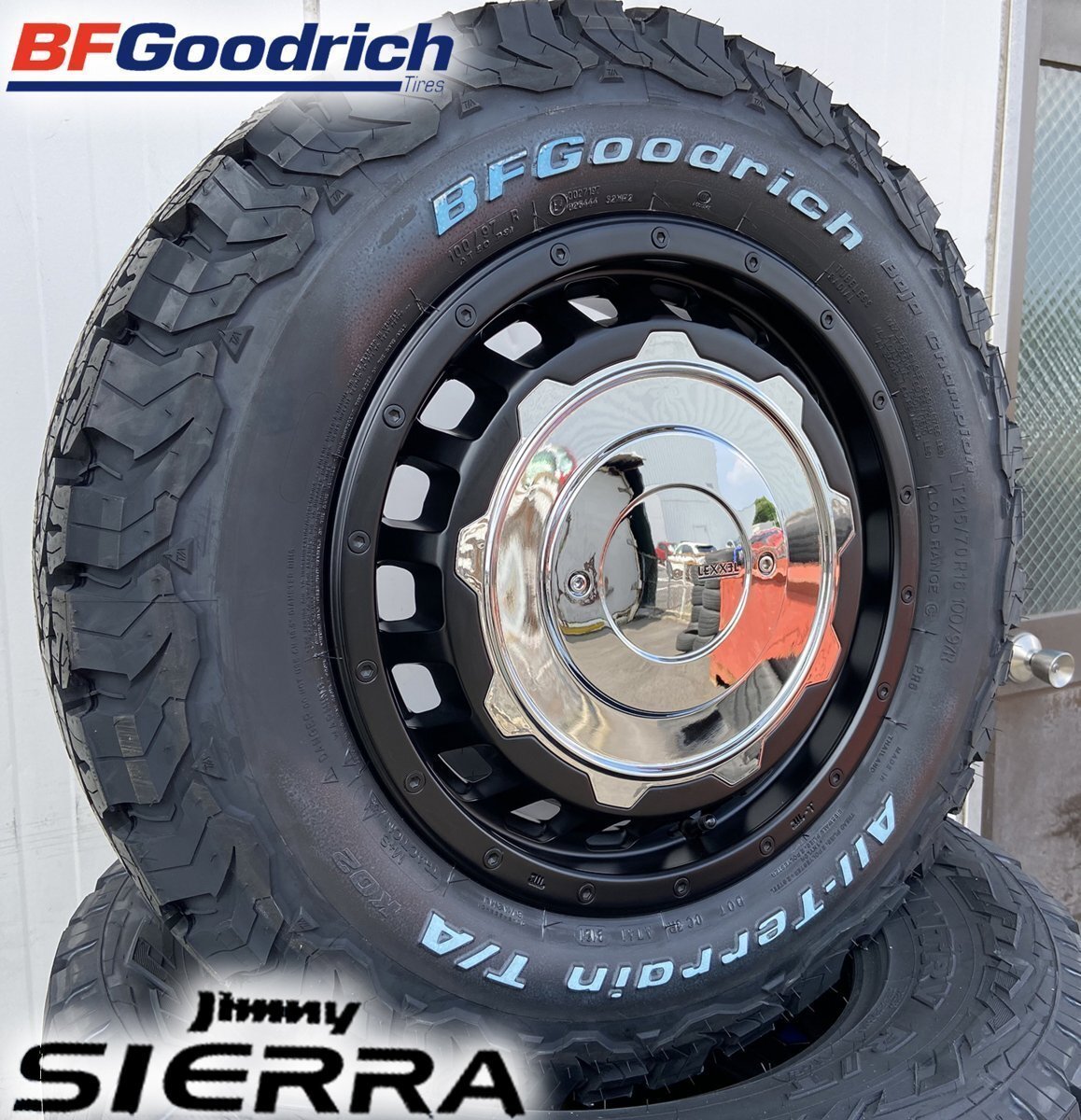 ジムニー シエラ JB74W LEXXEL SwaGGer Old BF Goodrich ALLTERRAIN KO2 215/70R16 225/70R16 225/75R16 タイヤホイールセット 16インチ拍卖