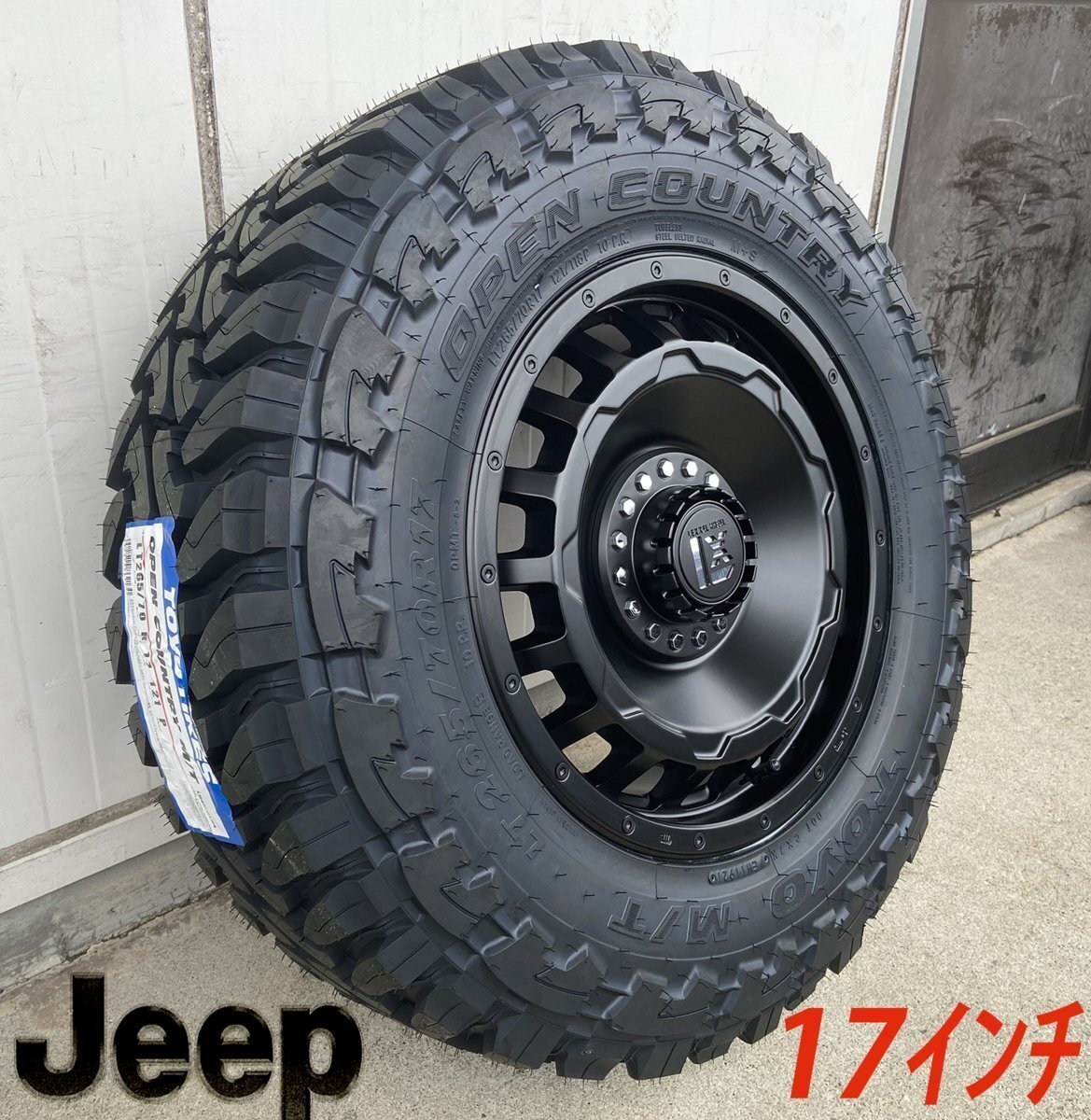JL JK ラングラー LEXXEL SwaGGer スワッガー トーヨー オープンカントリー MT 265/70R17 265/65R17 タイヤホイール17インチ拍卖