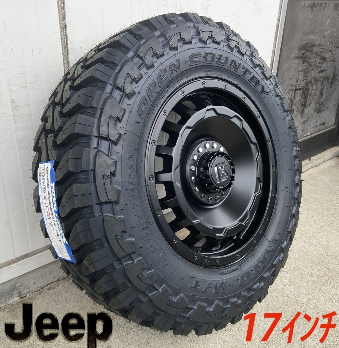 JL JK ラングラー LEXXEL SwaGGer スワッガー トーヨー オープンカントリー MT 265/70R17 265/65R17 タイヤホイール17インチ拍卖