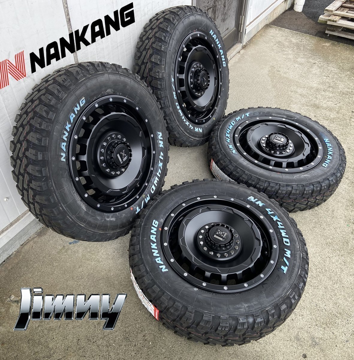 ジムニー JB23 JB64 SwaGGer スワッガー マットブラック 175/80R16 NANKANG ナンカン ホワイトレター拍卖