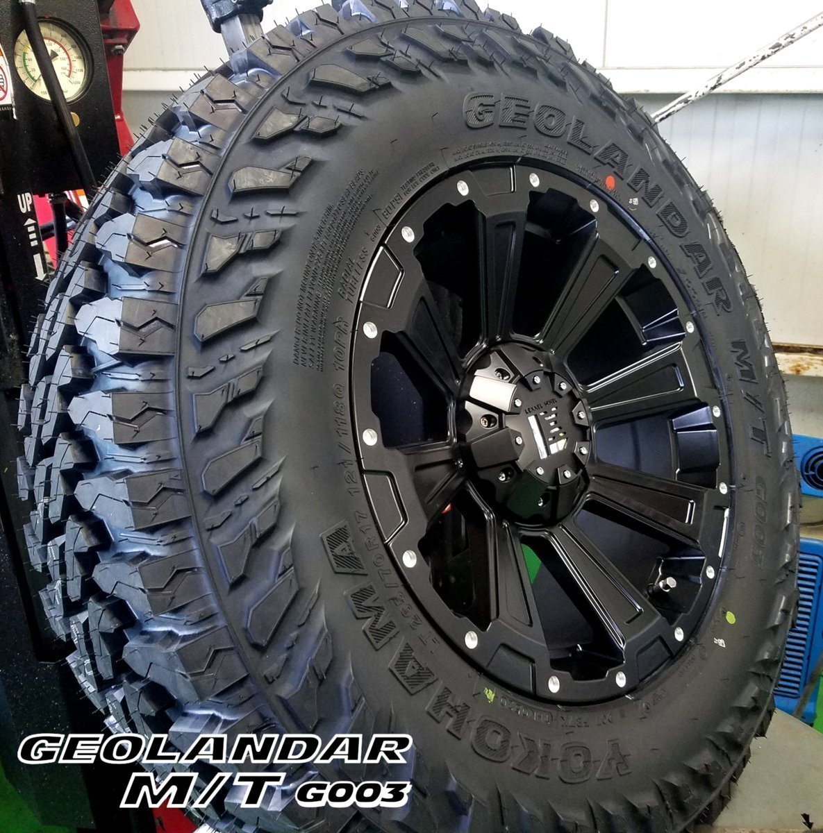 デリカD5 CX8 RAV4 エクストレイル イヴォーク LEXXEL DeathRock ヨコハマ ジオランダー MT G003 225/65R17 タイヤホイール17インチ拍卖