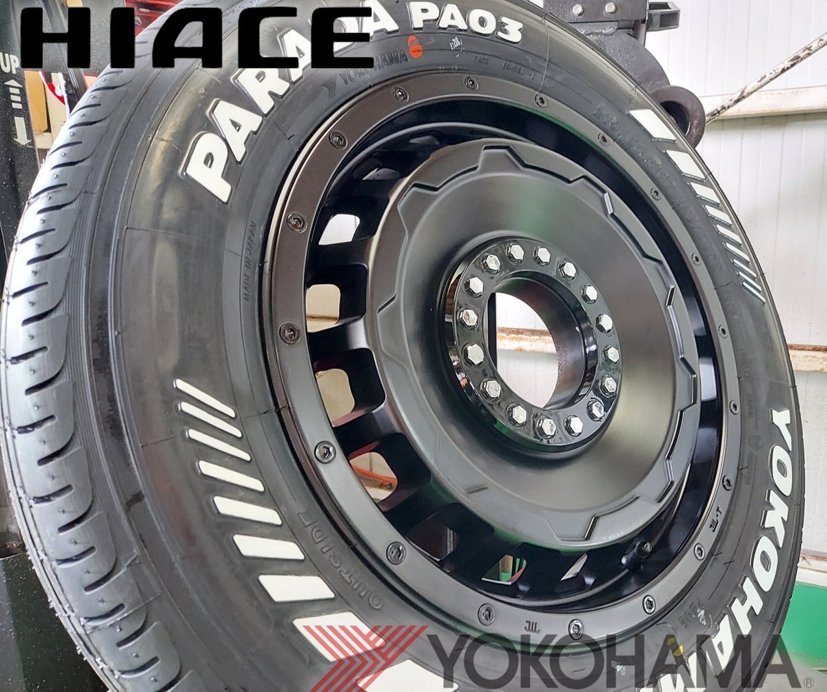 LEXXEL SwaGGer スワッガー!!100系ハイエース YOKOHAMA ヨコハマ PARADA パラダ 215/65R16 16インチ 新品タイヤホイールセット拍卖