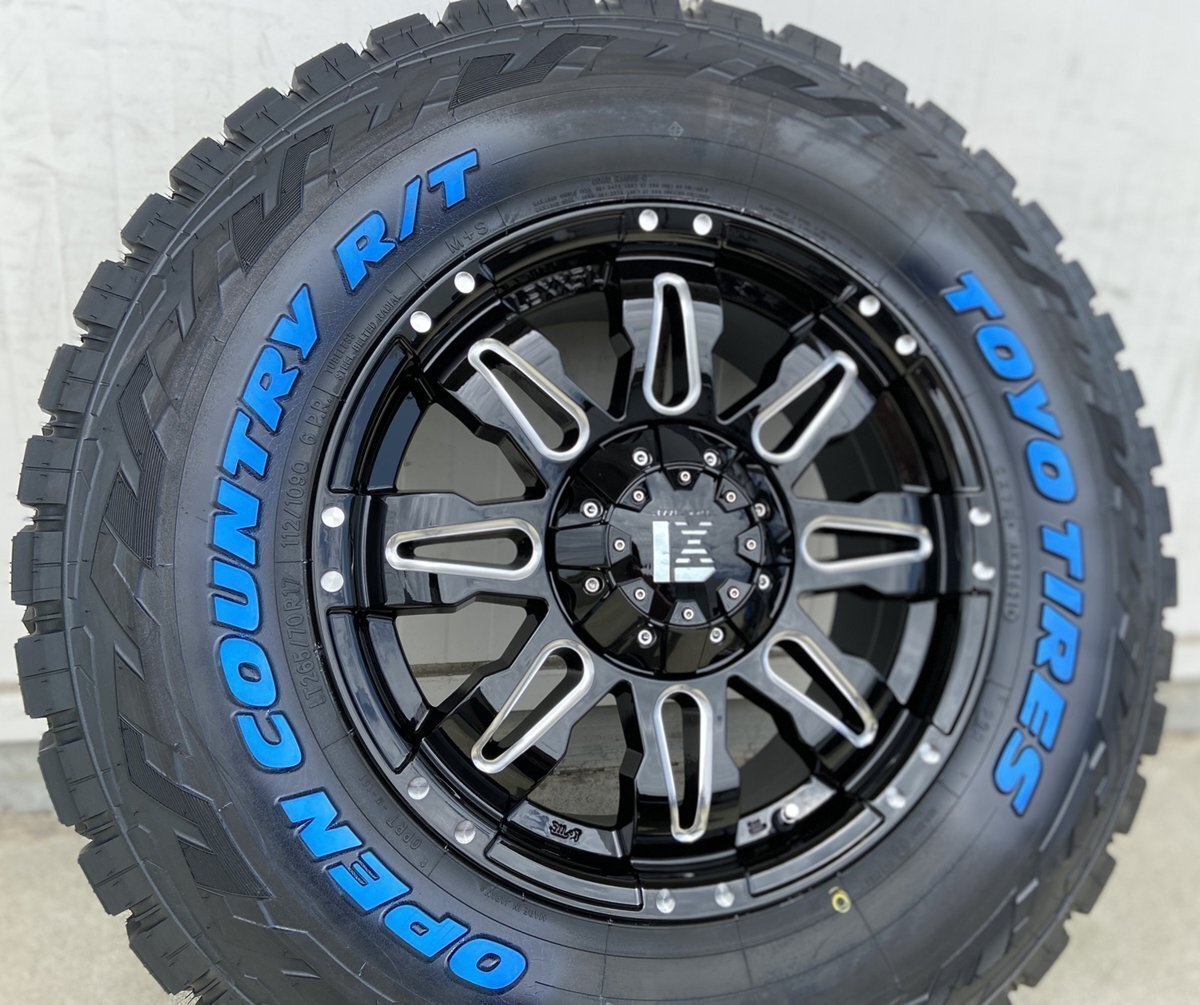 イチオシ!! プラド ハイラックス サーフ トーヨー オープンカントリーRT 265/70R17 265/65R17 285/70R17 Balano 17インチ ホワイトレター拍卖
