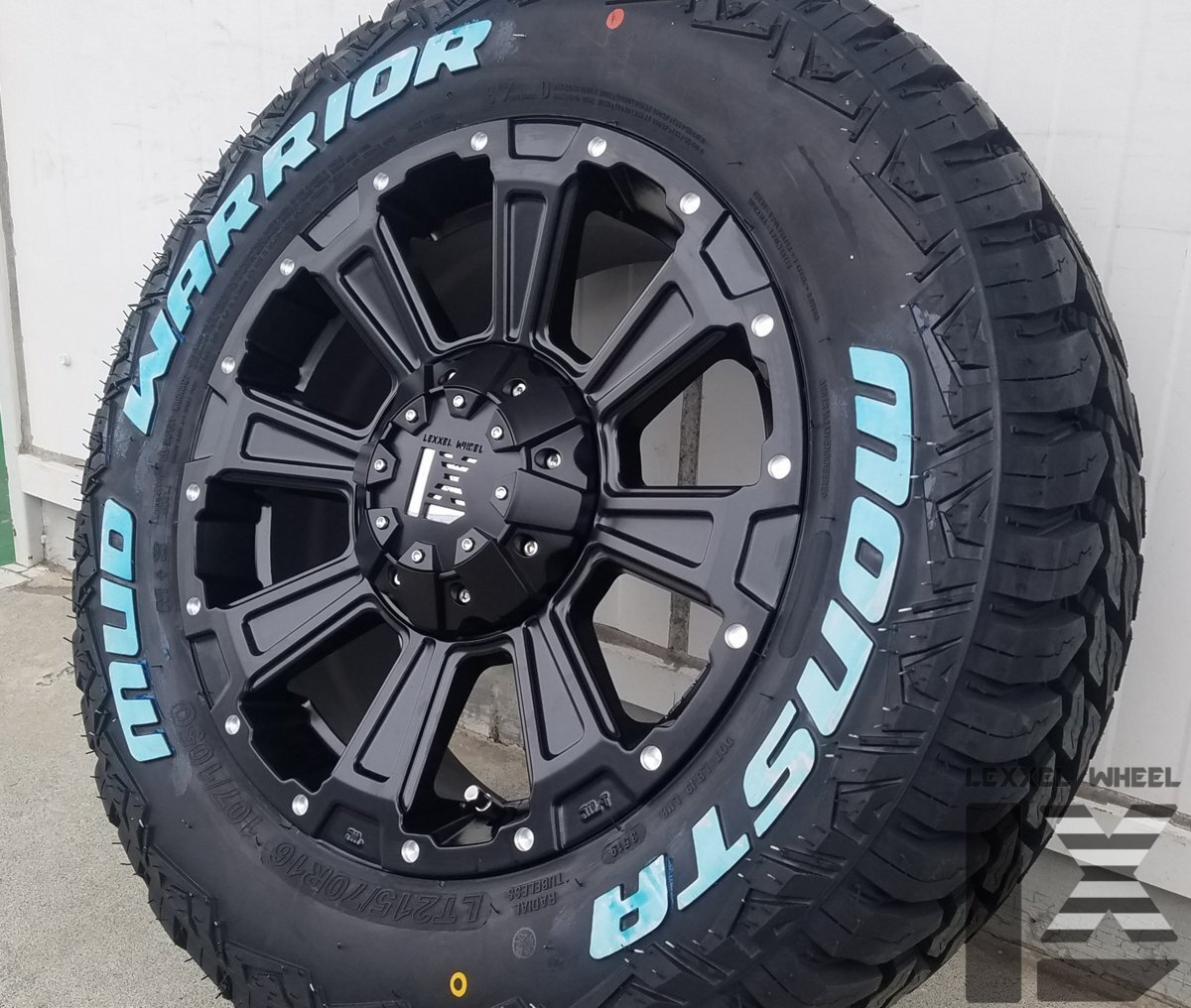 LEXXEL【DeathRock】デリカD5 クロスロード エクストレイル CHR 16インチ MONSTA MUDWARRIOR モンスタ マッド 215/70R16 ホワイトレター拍卖