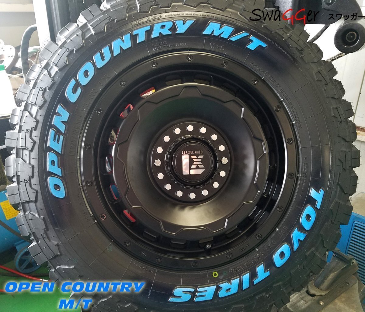 ジムニー シエラ JB74W LEXXEL SwaGGer トーヨーオープンカントリーMT 225/75R16 タイヤホイール 16インチ拍卖