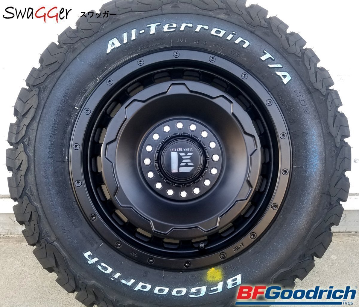 フォレスター SG/SH エクシーガ LEXXEL SwaGGer BF Goodrich ALLTERRAIN KO2 225/70R16 215/70R16 タイヤホイールセット 16インチ拍卖