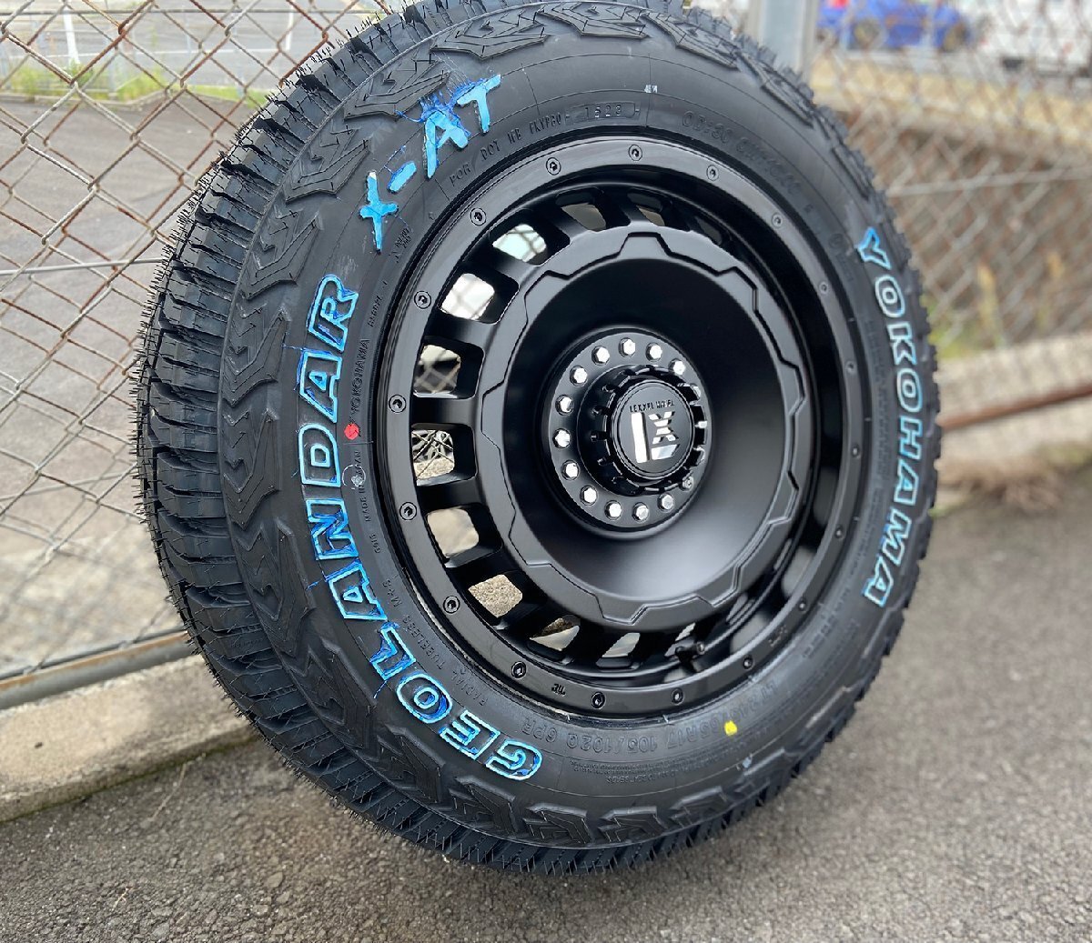 【新品】RAV4 CX8 ハリアー タイヤ ホイール4本セット ヨコハマ ジオランダー X-AT 245/65R17 LEXXEL SwaGGer 17インチ 純正車高対応拍卖