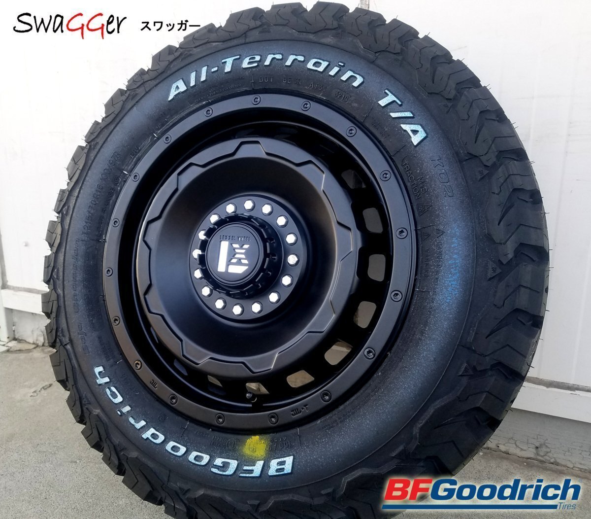 ヤリスクロス XV CX3 クロスロード LEXXEL SwaGGer BF Goodrich ALLTERRAIN KO2 225/70R16 215/70R16 タイヤホイールセット 16インチ拍卖